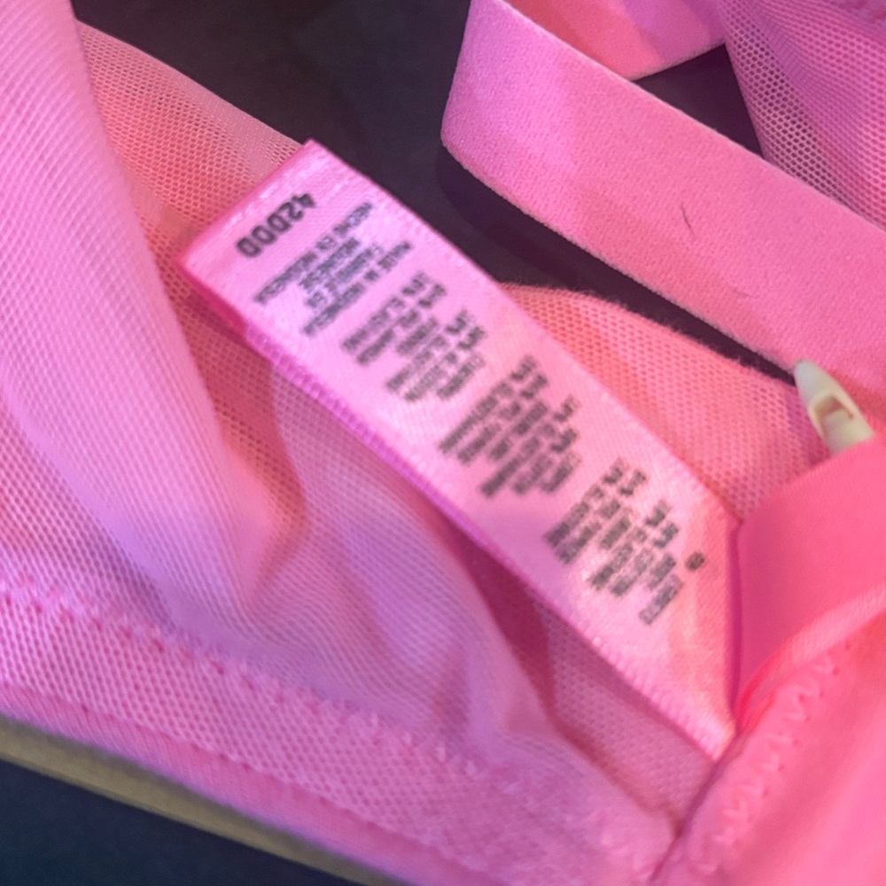 NWT Skims Cotton Jersey Underwire Bra 42DDD Pink – NWOT Tags Attached - Picture 5 of 6